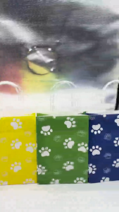 16PCS Animal Footprint Paper Favor Bags for Gifts