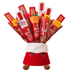YUEXIAOQI | Đồ Trang Trí Plush Đường Hồ Lô Chụp Ảnh Lễ Hội