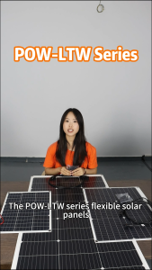 PowMr 150W Solar Panel Flexible Monocrystalline Solar Cell DIY Cable Outdoor Car RV Waterproof Rechargeable Power System