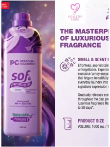sof & mmmmm Eternity Concentrated Fabric Conditioner 1000ml Personal Collection Beautifully