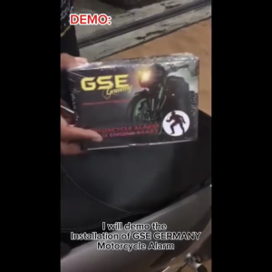 MOTORCYCLE ALARM WITH ENGINE START GSE GERMANY