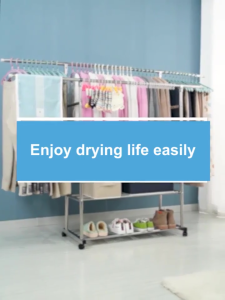 Foldable Sampayan 2.4M Stainless Steel Clothes Rack Retractable Adjustable Laundry Drying Rack