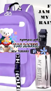 Js Stlye Tas Sekolah Uniseks STAR WAS 0103 Tas Ransel Bahu GandaTas Laptop Mochila Anak