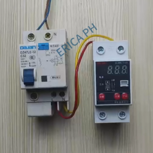 Din Rail High Power Digital Thermostat Controller Auto Heat/Cool Change for Water Heater & Ventilation Fan