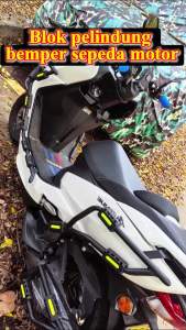 Crashbar Protector Pelindung Naik Motor Crashbar Protector Guard Motor Dengan Sekrup Stainless Untuk 22/25MM