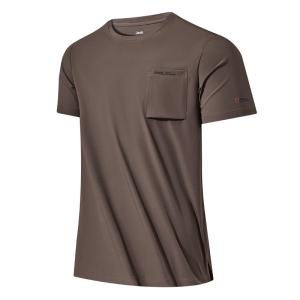 Jeep | Jeep Quick Dry Lightweight Loose Fit Short Sleeve Mens T-Shirt Outdoor Breathable UV Protection Anti-Water Camping Hiking Climbing
