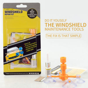 Car Windshield Repair Kit Quick Fix Cracked Glass Windscreen Glass Auto Polishing Repair Tools