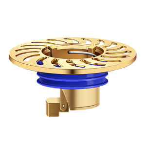 Bathroom Shower Floor Drain One-Way Drain Valve Reverse Flow Under PlugQuick Drainage Universal Large Size