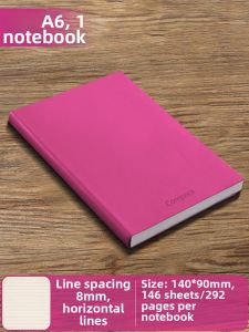 Thickened Leather Surface Business Notebook A5 for Work Office Meetings Record Simple Design for College Students Postgraduate Exam Diary