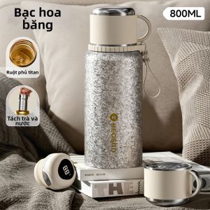 HEOSCU | Bình Nước Dung Lượng Lớn Sang Trọng Có Bộ Lọc Titanium 26