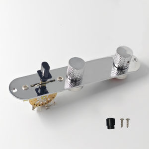 PHRILM Pro โหลดแผ่นควบคุมกีตาร์Prewired 3-way Blade Switch ทองแดงเพลา PotentiometersVolume Tone Controls ระบบ