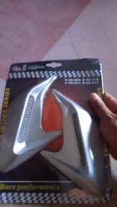 Universal Car Decorative Air Scoop Flow Intake Hood Vent Bonnet DIY Style 2pcs