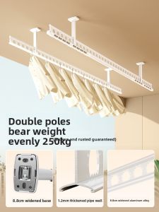 MAOBAI | Heavy Duty Wall Mounted Clothes Drying Rack