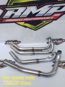 Leher Knalpot Standar Racing Beat Fi Vario Mio Pcx Nmax Aerox inlet 28-32mm