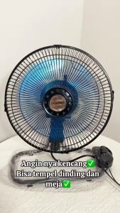 Kipas Besi Tornado 2in1 Okayama OK-1230 Ukuran 12 Inchi Desk Fan Wall Fan Kipas Dinding
