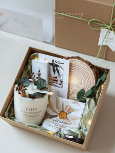 Aromatherapy Candle Gift Box Hand-Made Fragrance Suit Female Birthday Wedding Bridesmaid Hand Gift for Girlfriend Birthday Gift