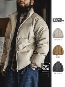 MADEN | American Casual 90% White Duck Down Short Puffer Jacket