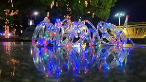 22M 200LED Solar Tube Light IP65 WaterProof for Outdoor Garden Light Transparent Tube Wedding Christmas Decoration LED String Fairy Light Hari raya Decoration Light