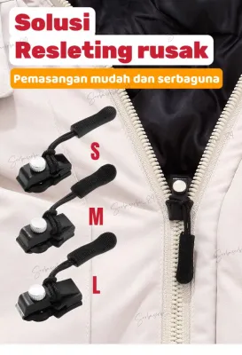 Kepala resleting Serbaguna Resleting Tas Jaket