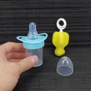 Ultra Mini Newborn Baby Care Bottle 25ml Small Size PP Milk Bottle for Water And Medicine Feeding Straight Body Standard Mouth