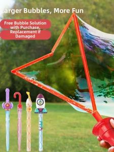 WEIKAMAYI | Outdoor Sword Shaped Bubble Wand Large Bubbles Toy