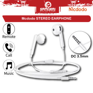 [1YrWarranty] MCDODO Original Stereo Earphone 3.5mm -music control -call