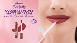 MARINA Glow Ready Colorlast Velvet Matte Lip Cream 5ml | 12H Long-Lasting Formula