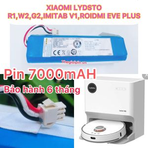 PIN ROBOT HÚT BỤI XIAOMI LYDSTO R1W2G2IMITAB V1ROIDMI EVE PLUS (7000MAH LG/SAMSUNG BẢO HÀNH 9 THÁNG)