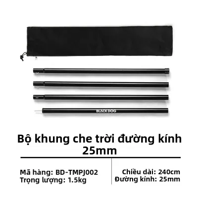 BLACK DOG | Phụ Kiện Dây Đỡ Cột Che Nắng Ngoài Trời Dùng Cho Lều