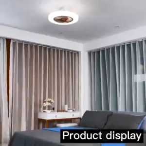 COD Ceiling Fan Lights with Remote Ceiling Fan Lamp Invisible Ceiling Fan Light Bedroom Ceiling Fan Three Gears Adjustable Silent Ceiling Lights Home Décor Lighting with Remote Control Lights Modern Design