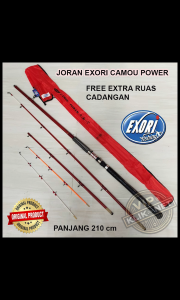 Joran Exori Camou Power 210cm Carbon Sambung Ori Section