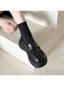 British Style Princess Soft Bottom Girls Shoes Black