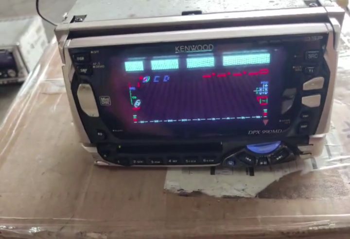【希少】KENWOOD DPX990MD【ジャンク】 KENWOOD DPX-990MD 2DIN CD MD Deck Player Operation confirmed
