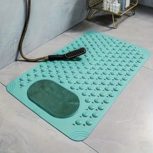 Shower Mat Hotel Quality for A Non-Slip Experience Luxury Anti-Slip Bath Mat with Suction Cups Bathroom Carpet