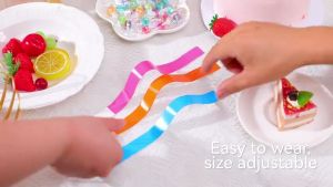 100pcs Neon Wristbands Waterproof Disposable Wristbands for Swimming Events and Party