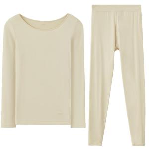 Hodo | Hodo Red Bean Fluffy Cotton Static Resistant Thin Modal Comfortable Warm Underwear Set For Men And Women Long Sleeve Long Pants