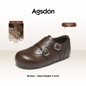 Agsdon | Thick Soled Breathable Loafers with Vintage Style