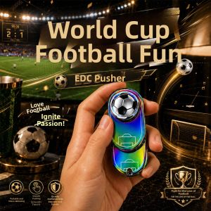 FANMIAO | Soccer Fidget Spinner Stress Relief Toy Keychain