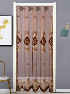 No-Drill European Style Mosquito Net Curtain for Bedroom And Kitchen Ventilation Privacy Screen Curtain Easy Installation