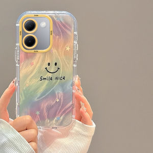 เคสโทรศัพท์ซิลิโคนแบบกระจกสำหรับ vivoY200gt Y100i Y93s Y85 Y78m Y77e Y50t Y36 ลายยูนิค ป้องกันการตกหล่น ดีไซน์น่ารัก