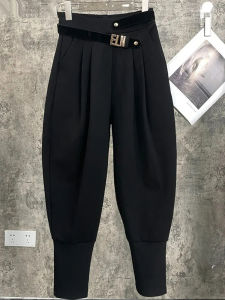 Quần Ống Rộng Cạp Cao Thường Ngày Cho Nữ Mùa Thu 2022 Quần Ống Rộng Thoải Mái Quần Dài Ống Rộng Quần Dài Thường Ngày