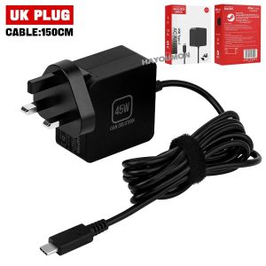 NEW 45W AC Adapter Fast Charger with EU/US/UK Plug USB Type C Power Supply for Steam Deck/Switch Gaming Console Accessories