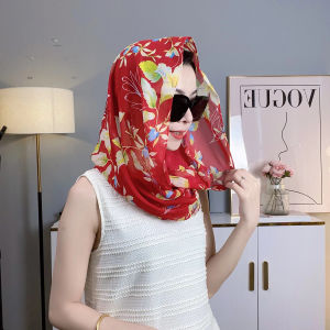 ผ้าพันคอไหมบางแฟชั่นสำหรับผู้หญิง ผ้าคลุมไหล่แบบอเนกประสงค์ กันแดด ชายหาด ผ้าคลุมศีรษะกลางแจ้ง ฤดูใบไม้ผลิ ฤดูใบไม้ร่วง ฤดูร้อน