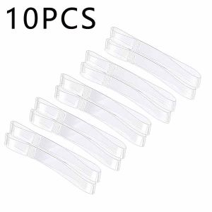 10pcs/20pcs Anti-Slip Transparent Invisible Fixed Shoelace Accessories For High Heels Sandals And Single Shoes