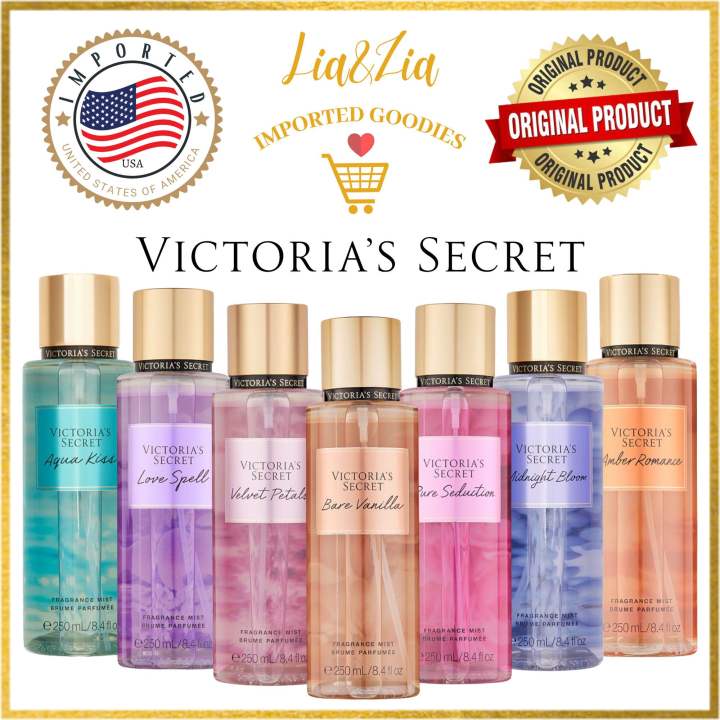 Victoria’s Secret Classic Scent - Velvet Petals, Love Spell, Pure ...