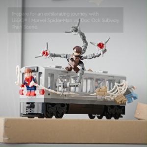 LEGO® ǀ Marvel Spider-Man vs. Doc Ock Subway Train Scene Building Toy 76321