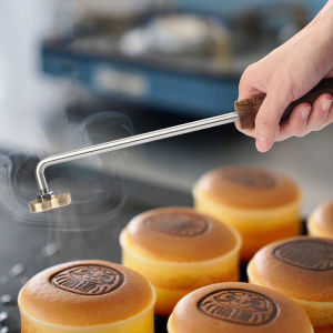 304 Stainless Steel Fire Stick Cake Hot Stamping Dorayaki Baking Dessert Bread Steamed Bread Stamping Peel Steamed Stuffed Bun Toast Biscuit Seal Cartoon Logo Trademark Mold Pattern Indentation Branding Stick