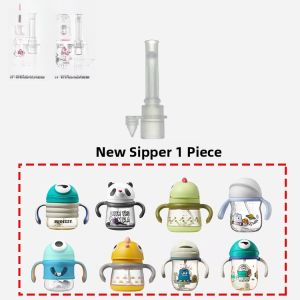 BabyCare Dinosaur Straw Cup Lid Duckbill Straw Cup Holder Universal Handle for Toddler And Kids Water Bottle Accessories