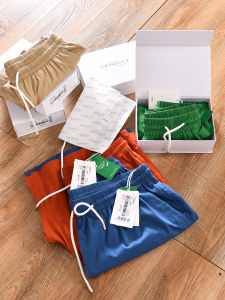 Quần Short Nam Mùa Hè Bằng Cotton Nguyên Chất Co Giãn Thấm Hút Ẩm Thoáng Khí Cạp Chun Dài Năm Điểm Quần Thường Ngày