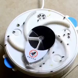Jr USB Electric Fly Trap Automatic Effective Flycatcher Control Insect Catching Mosquito Flying Fly Killer Powder Flytrap Catcher Pest Device